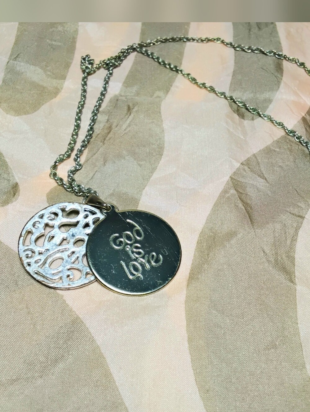 God Is Love Necklace Necklace 18"